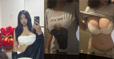 Большая грудь сталкивается