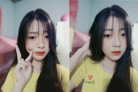 Huyen Anh Mong Большая грудь трепетает