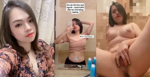 Mai Anh Mai поднялся на вершину чувства поглощенного в мастурбации